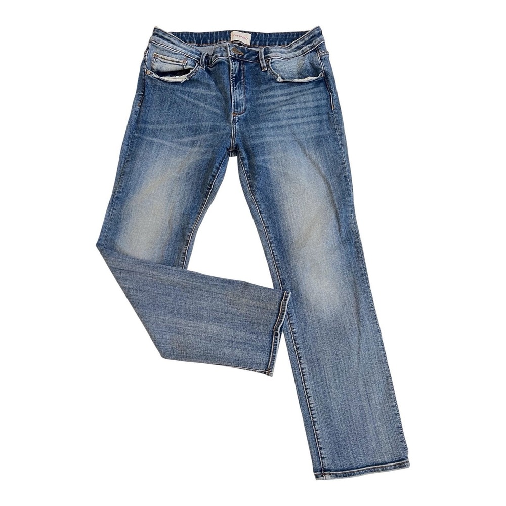 DRIFTWOOD Audrey Ankle Jeans Straight Leg High Waist Stretch Denim 32 x‎ 29